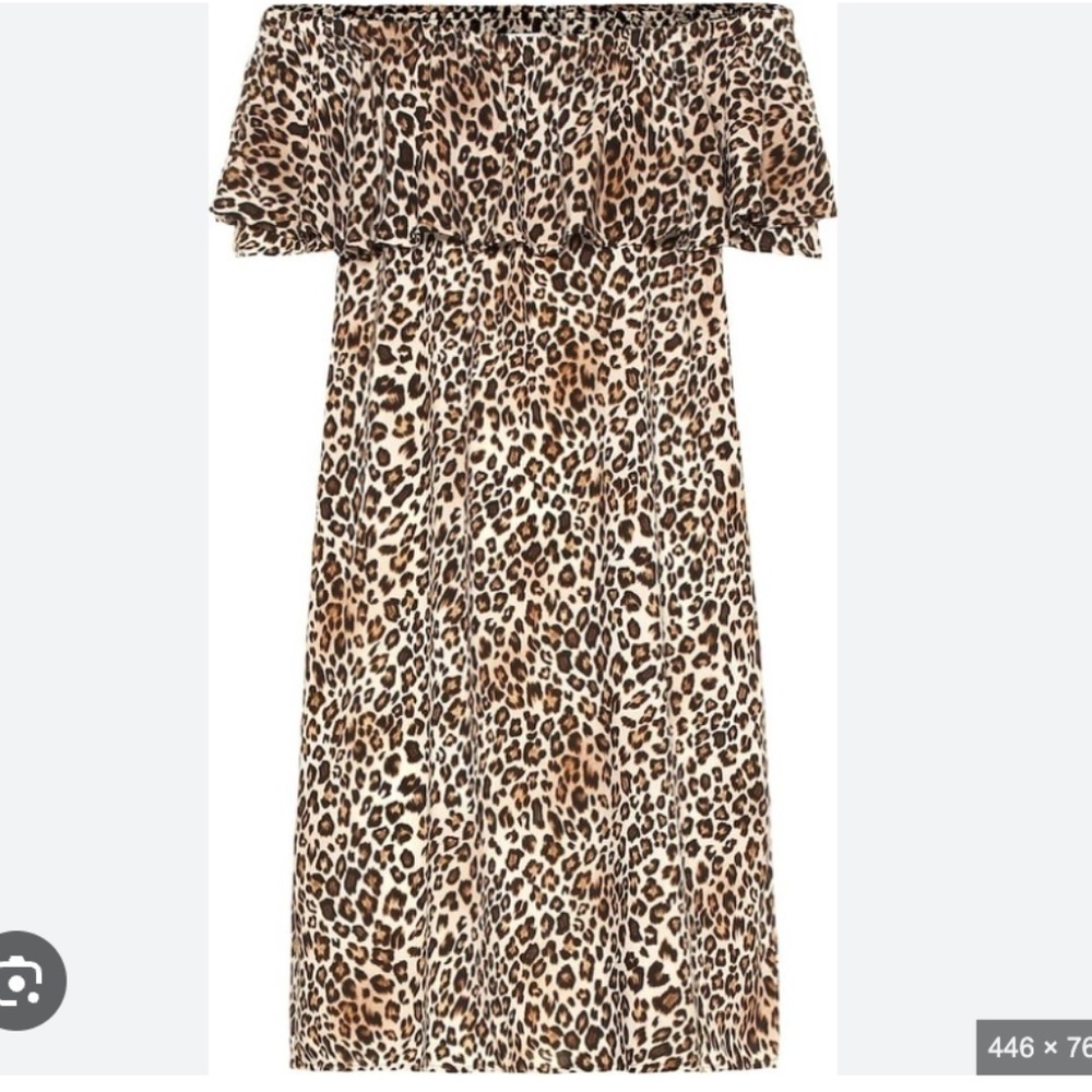 Velvet by Graham & Spencer Leopard Dress with Pockets Small